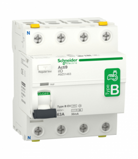 Wyłącznik różnicowoprądowy Acti9 iID-63-4-30-B-EV 63A 4-biegunowy 30mA typ B-EV (Electric Vehicle) Schneider A9Z51463