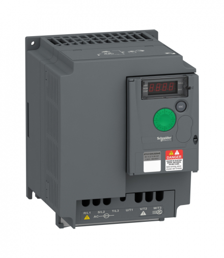 Falownik, przemiennik, przetwornik częstotliwości Easy Altivar 310, 5.5 kW, 3f, 380...460 V, bez filtra EMC, IP20 Schneider ATV310HU55N4E
