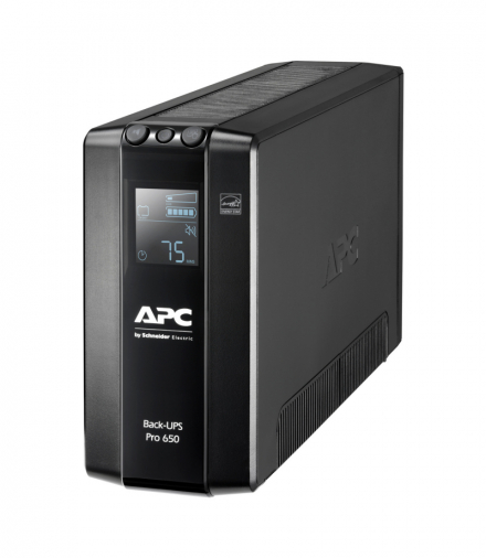 Back UPS Pro BR 650VA, 6 gniazd, AVR, wyświetlacz LCD Schneider BR650MI