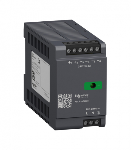 Regulowany zasilacz impulsowy, Phaseo, 100...240 V AC, 24V 2.1 A, 1 fazowy, zoptymalizowany Schneider ABLS1A24021