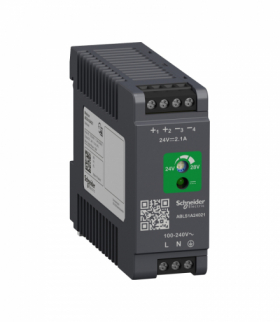 Regulowany zasilacz impulsowy, Phaseo, 100...240 V AC, 24V 3.8 A, 1 fazowy, zoptymalizowany Schneider ABLS1A24038