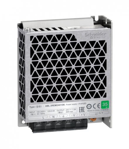 Zasilacz regulowany, 100...240 V AC, 12 V, 10 A, 1 fazowy, zoptymalizowany Schneider ABLS1A12100