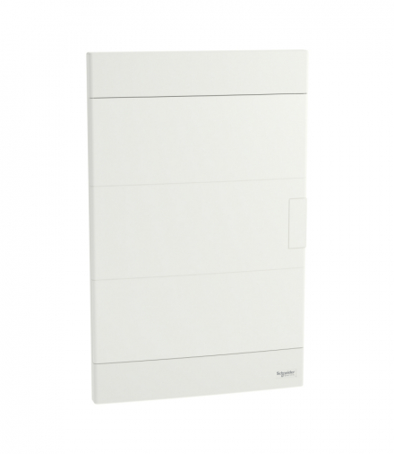 Rozdzielnica, obudowa natynkowa, Easy9 EU IP40 EZ9EU-1-8-NT-P drzwi białe 1 rząd 8 modułów/rząd Schneider EZ9EUD108