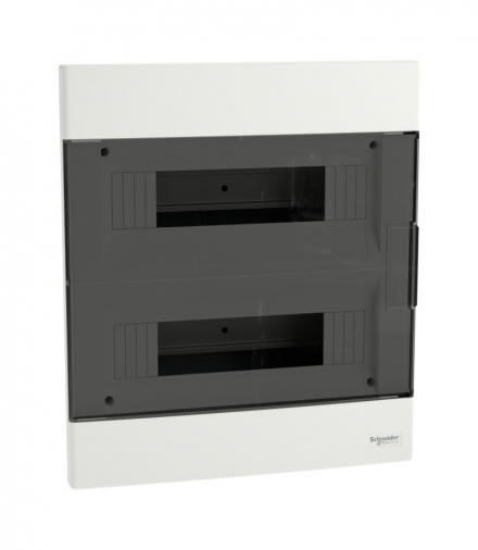 Rozdzielnica, obudowa natynkowa, Easy9 EU IP40 EZ9EU-3-12-NT-T drzwi transparentne 3 rzędy 12modułów/rząd Schneider EZ9EUC312