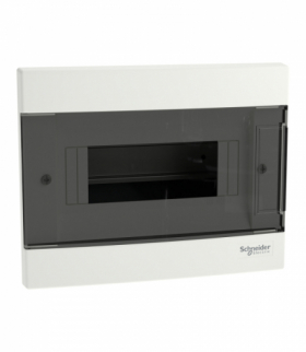 Rozdzielnica, obudowa podtynkowa, Easy9 EU IP40 EZ9EU-1-12-PT-T drzwi transparentne 1 rząd 12 modułów/rząd Schneider EZ9EUA112