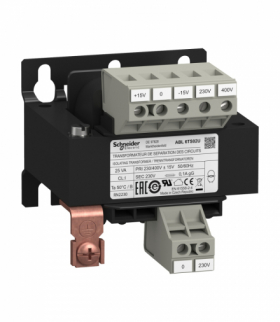 Phaseo, separacyjny transformator napięcia, wejście 230...400 V, wyjście 1 x 230 V, 25 VA Schneider ABL6TS02U