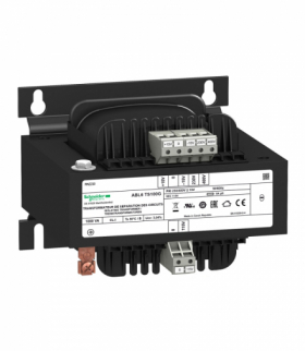 Phaseo, separacyjny transformator napięcia, wejście 230...400 V, wyjście 1 x 115 V, 1000 VA Schneider ABL6TS100G