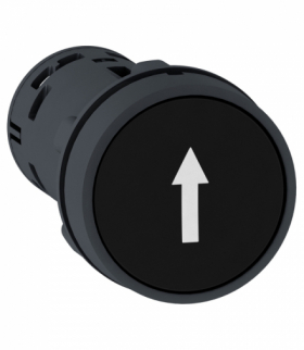 Harmony XB7 Przycisk płaski czarny z samoczynnym powrotem Schneider XB7NA21341