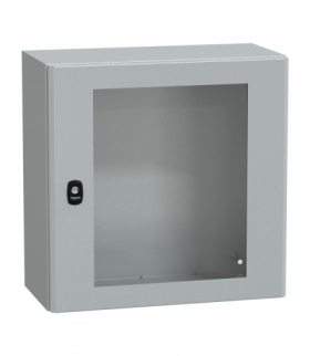 Spacial Obudowa wisząca S3D drzwi transparentne IP66 500x 500x 250mm Schneider NSYS3D5525T