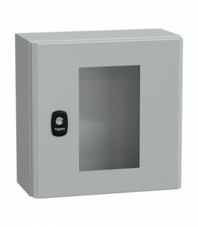 Spacial Obudowa wisząca S3D drzwi transparentne IP66 300x 300x 1500mm Schneider NSYS3D3315T