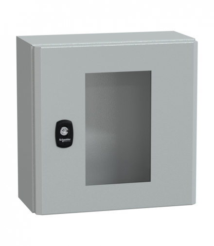 Spacial Obudowa wisząca S3D drzwi transparentne IP66 300x 300x 1500mm Schneider NSYS3D3315T