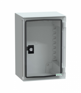 Thalassa Obudowa wisząca PLM ABS, Poliwęglan z drzwiami transparentnymi IP66 310x215x160 mm Schneider NSYPLM32TG