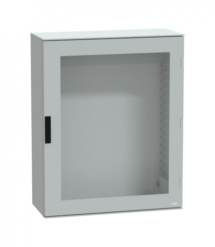 Thalassa Obudowa poliestrowa wisząca PLM z drzwiami transparentnymi IP66 1056x852x350 mm Schneider NSYPLM108TG