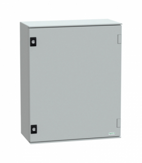 Thalassa Obudowa poliestrowa wisząca PLM z płytą ocynkowaną IP66 530x430x200 mm Schneider NSYPLM54PG