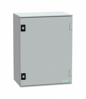 Thalassa Obudowa poliestrowa wisząca PLM z płytą ocynkowaną IP66 430x330x200 mm Schneider NSYPLM43PG