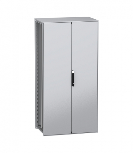 Stojąca obudowa modułowa, PanelSeT SFN, stal dekarbonizowana, płyta montażowa, 2000x1000x600mm, drzwi podwójne, IP55 Schneider NSYSFN2010602DP