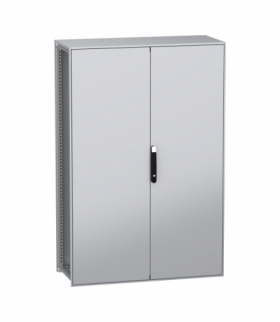 Stojąca obudowa modułowa, PanelSeT SFN, stal dekarbonizowana, płyta montażowa, 1800x1200x500mm, drzwi podwójne, IP55 Schneider NSYSFN1812502DP