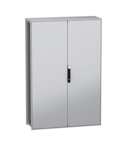 Stojąca obudowa modułowa, PanelSeT SFN, stal dekarbonizowana, płyta montażowa, 1800x1200x400mm, drzwi podwójne, IP55 Schneider NSYSFN1812402DP