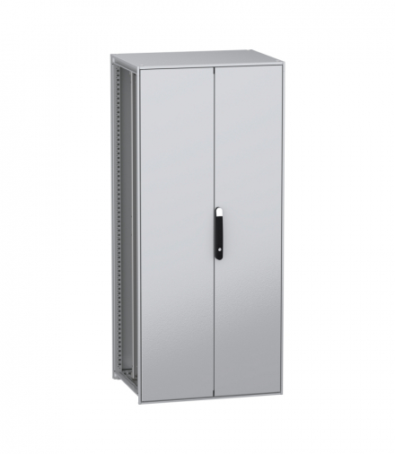 Stojąca obudowa modułowa, PanelSeT SFN, stal dekarbonizowana, płyta montażowa, 1800x800x600mm, drzwi podwójne, IP55 Schneider NSYSFN188602DP
