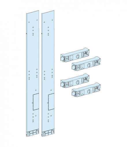 Rozdzielnice PrismaSet, przednia przegroda Formy 2 do pionowych szyn bocznych Schneider LVS04921
