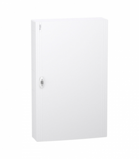 Obudowa PrismaSeT XS PSXS-5-24-NT-B, natynkowa, drzwi białe, 5 rzędów, 24 moduły w rzędzie, IP40, IK09 Schneider LVSXQ524