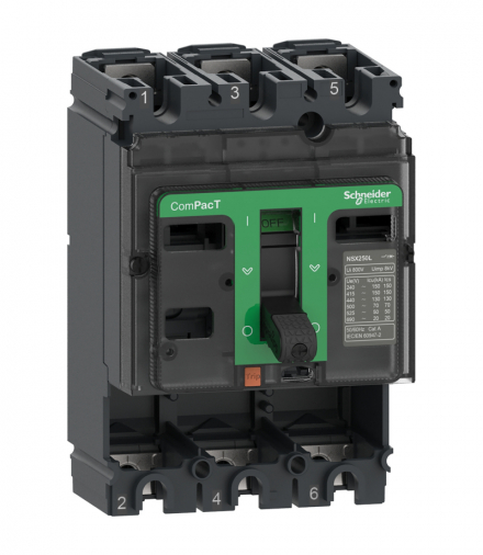 Baza wyłącznika, ComPacT NSX, NSX100F, 3P, 36kA Schneider C10F3