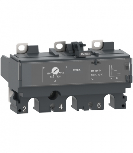 Wyzwalacz termomagnetyczny, ComPacT NSX, 3P3D, TM100D, do NSX100 Schneider C103TM100