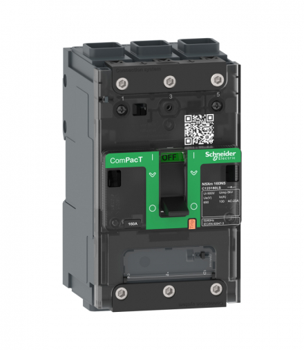 Rozłącznik, ComPacT NSXm, 160NA, 3P, EverLink Schneider C123160LS