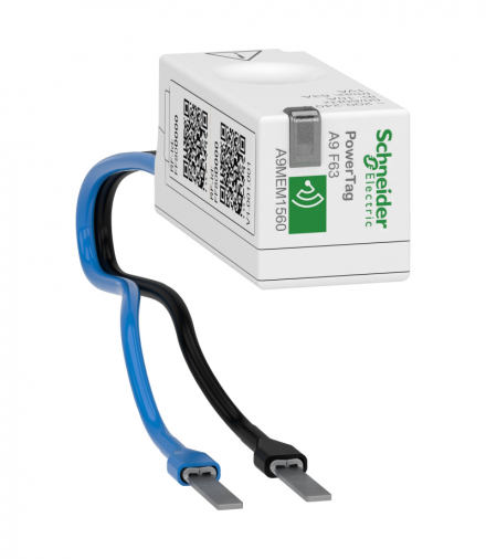 Przekładnik pomiarowy Acti9 PowerTag 1P+N, maks 63A, bezprzewodowy Schneider A9MEM1560