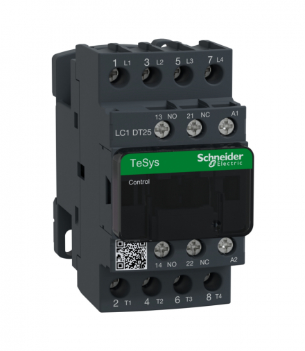 Stycznik mocy TeSys D AC1 25A 4P 1NO 1NC cewka 110VAC zaciski skrzynkowe Schneider LC1DT25F7