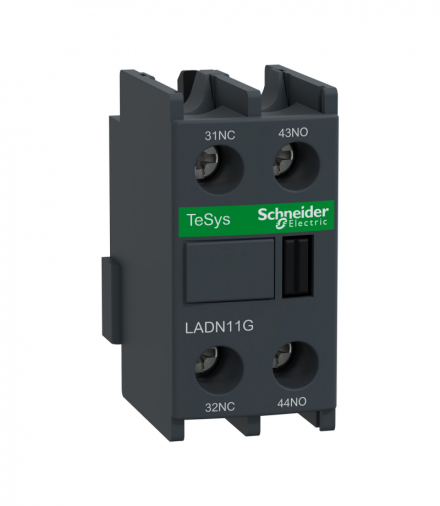 Blok styków pomocniczych wyprzedzających LC1 1NO 1NC Schneider LADN11G