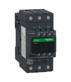 Stycznik mocy TeSys D 50A 3P 1NO 1NC cewka 48VDC zaciski EVK skrzynkowe Schneider LC1D50AED