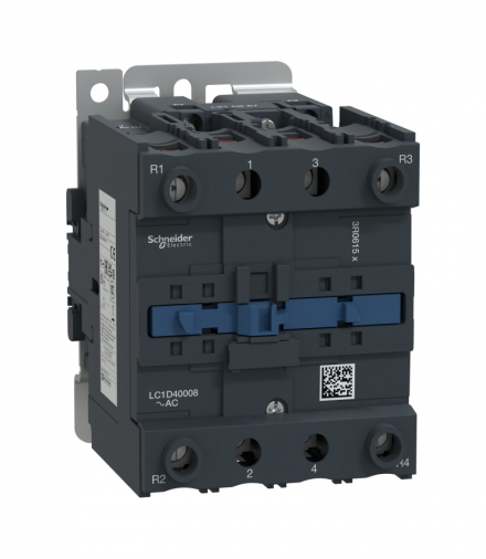 Stycznik mocy, TeSys Deca, AC1, 60A 4P 2NO 2NC cewka 230VAC zaciski śrubowe Schneider LC1D40008P7