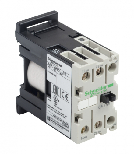 Miniaturowy stycznik pomocniczy TeSys SK 1NO 1NC cewka 24VDC zaciski skrzynkowe Schneider CA3SK20BD