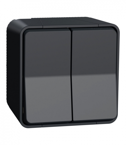 Mureva Łącznik podwójny schodowy, antracytowy Schneider MUR55022