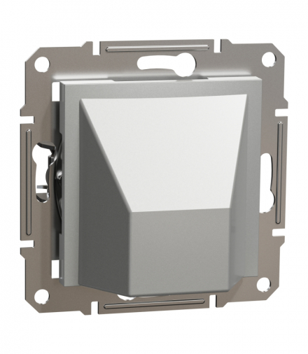 Asfora Wypust kablowy bez ramki, aluminium Schneider EPH5500161