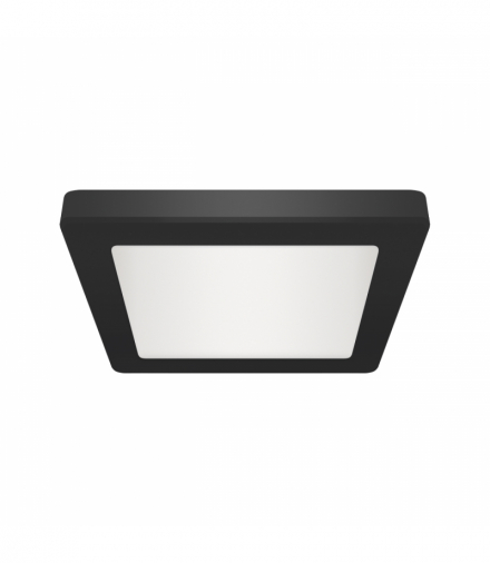 Oprawa sufitowa SMD LED OLGA LED D 12W BLACK CCT czarny Struhm 04409