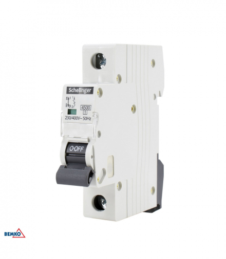 WYŁĄCZNIK NADPRĄDOWY 4,5KA 1P C 50A Schelinger Bemko A02-G7-1P-C50