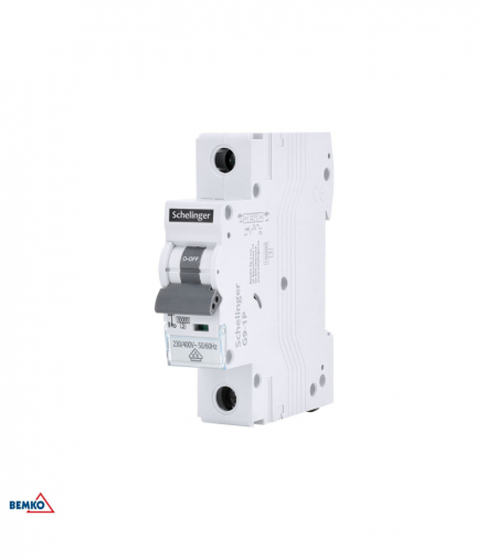WYŁĄCZNIK NADPRĄDOWY 10KA 1P C 06A VDE Schelinger Bemko A02-G9-1P-C06