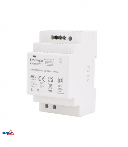 ZASILACZ NA SZYNĘ DIN 24V 60W Bemko A21-LDD060-3P-24V