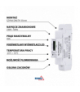 LICZNIK ENERGII 1 FAZOWY MID Schelinger 45A Bemko A31-SL01A-MID