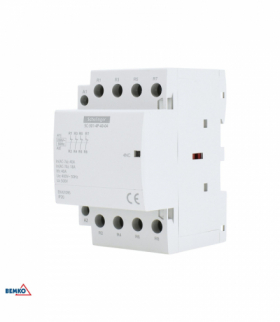 STYCZNIK MODUŁOWY SC301 4P 40A TYP 04 (0NO + 4NC) Schelinger Bemko A62-SC-301-4P-40-04