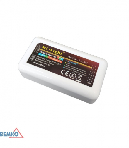 STEROWNIK LED 1-STREFOWY RF 2.4G DC 12~24V 10A RGBW Bemko B44-RF-SR1-RGBW
