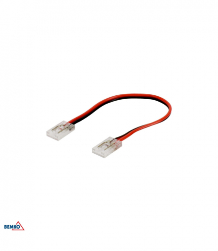 ZŁĄCZKA LED 2-STRONNA 8MM COB Z PRZEWODEM 15CM Bemko B46-Z2-08-COB