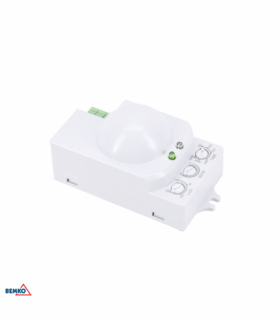 CZUJNIK MIKROFALOWY 1200W 360* IP20 PROSTOKĄTNY BIAŁY Bemko B52-SES71WH