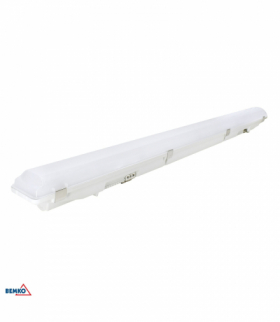 HERMETYK LED ARKOS 3 120CM 70W 4000K 11250LM IP66 KLOSZ PC MLECZNY Luxmena Bemko C17-HLC3-120A-70B-840B-1B