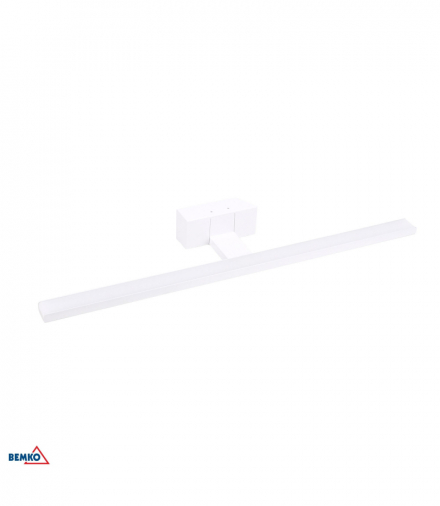 KINKIET LED KEIRA 12W 4000K 60CM IP44 BIAŁY Bemko C22-MLK-600-4K-WH