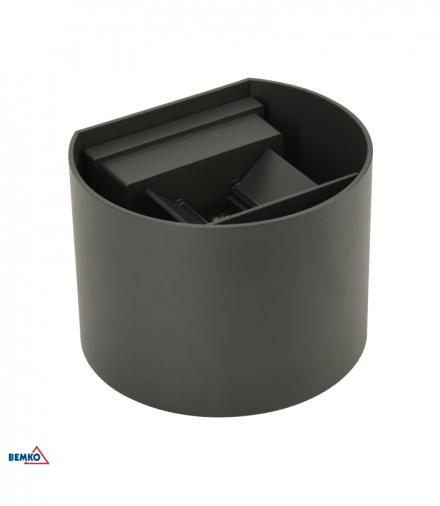 OPRAWA ELEWACYJNA VALIT 12W 4000K 1100LM IP65 100X110X130 OWALNA GRAFIT Bemko C25-EL2-KR-205GR-4K