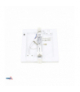 OPRAWA LED ALICE ALC 9W CCT 630LM IP20 KWADRAT CZ. MIKR. Bemko C39-ALC-S09-CCT-MS