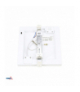 OPRAWA LED ALICE ALC 12W CCT 960LM IP20 KWADRAT CZ. MIKR. Bemko C39-ALC-S12-CCT-MS